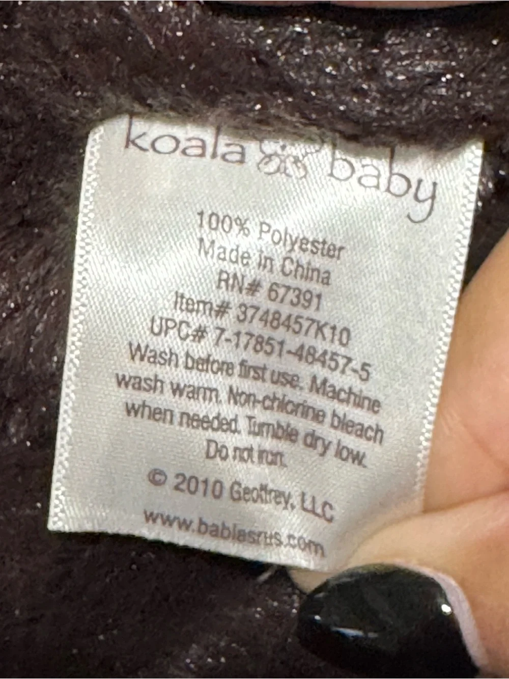 Discontinued Koala Baby Faux Fur Leopard Spot Blanket From 2010